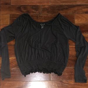 American Eagle XS grey long sleeve top🤩